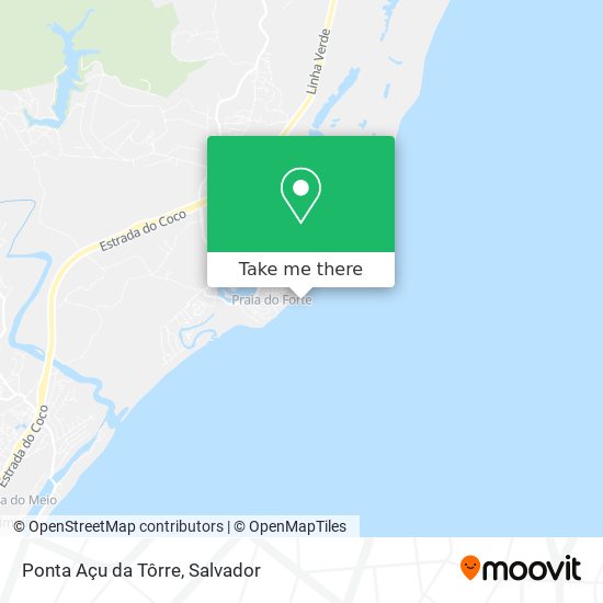 Ponta Açu da Tôrre map