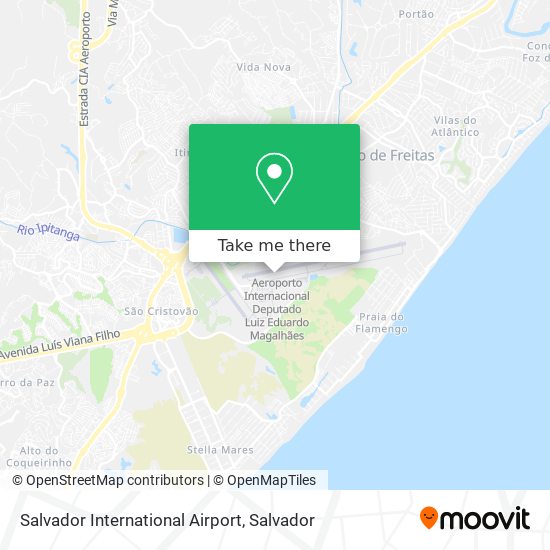 Salvador International Airport map