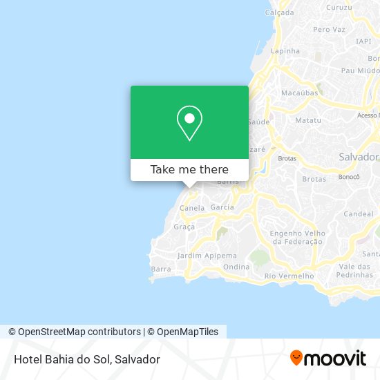 Hotel Bahia do Sol map