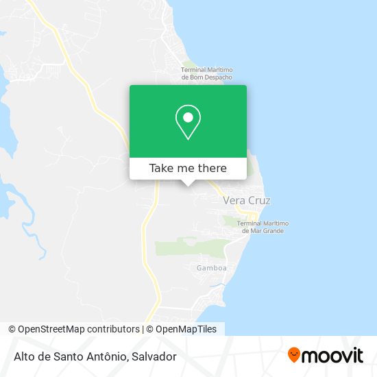 Mapa Alto de Santo Antônio