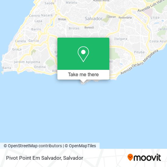 Pivot Point Em Salvador map