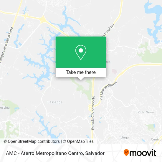 AMC - Aterro Metropolitano Centro map