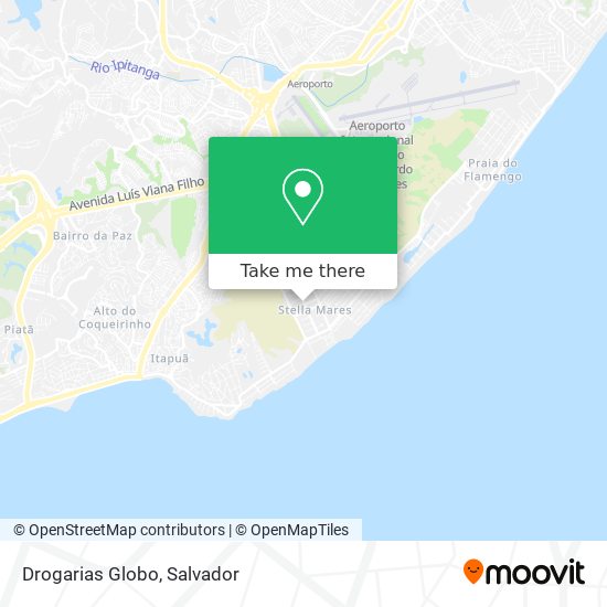 Mapa Drogarias Globo