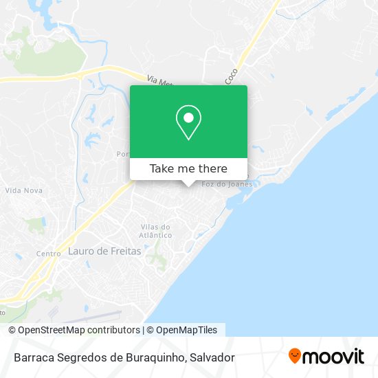 Barraca Segredos de Buraquinho map