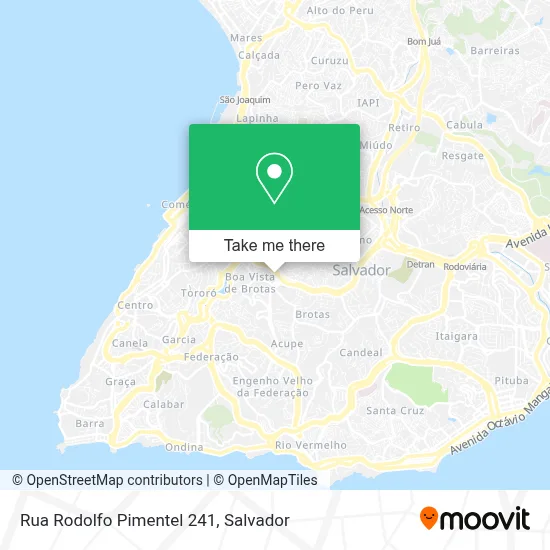 Rua Rodolfo Pimentel 241 map