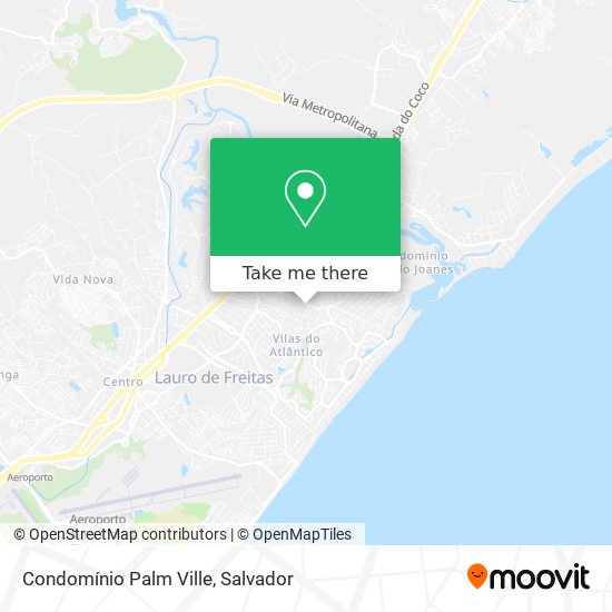 Condomínio Palm Ville map