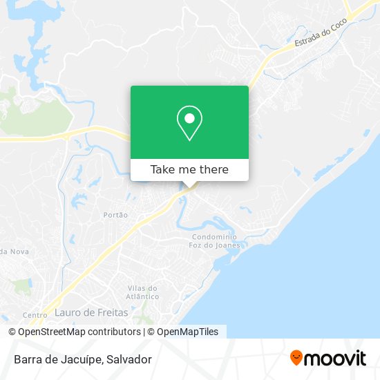 Barra de Jacuípe map