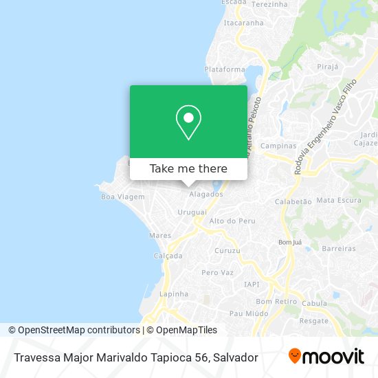 Mapa Travessa Major Marivaldo Tapioca 56