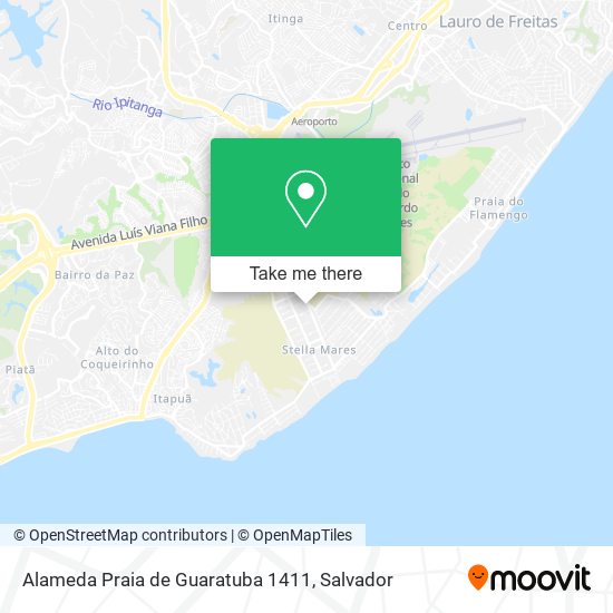 Alameda Praia de Guaratuba 1411 map
