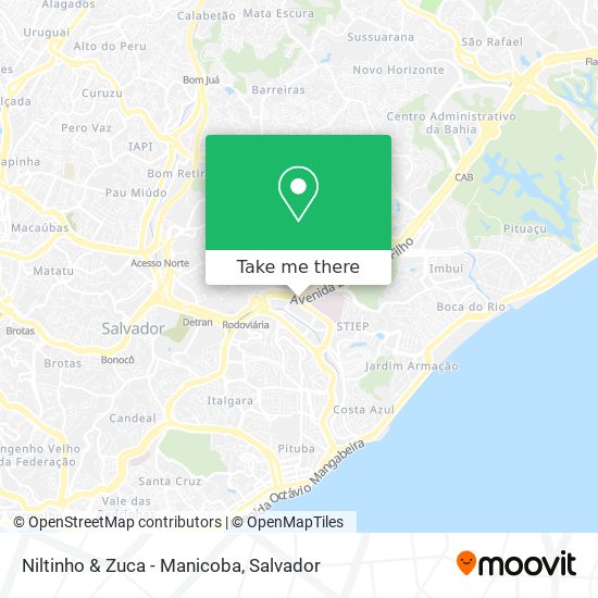 Niltinho & Zuca - Manicoba map