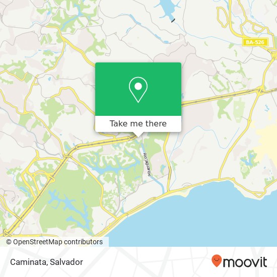 Mapa Caminata, Patamares Salvador-BA 41680-006