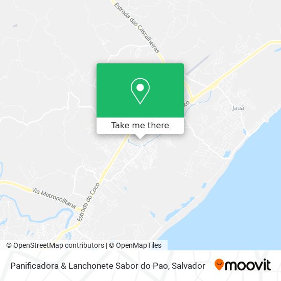 Mapa Panificadora & Lanchonete Sabor do Pao