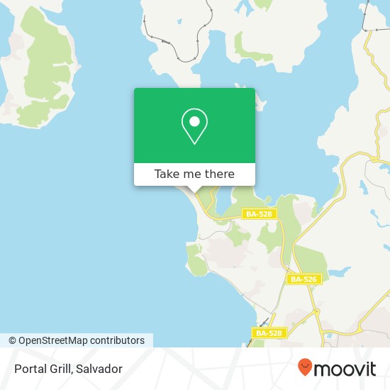 Mapa Portal Grill, Rua da Misericórdia, 7 São Tomé Salvador-BA 40020-200