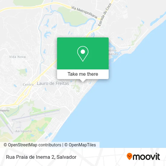 Rua Praia de Inema 2 map