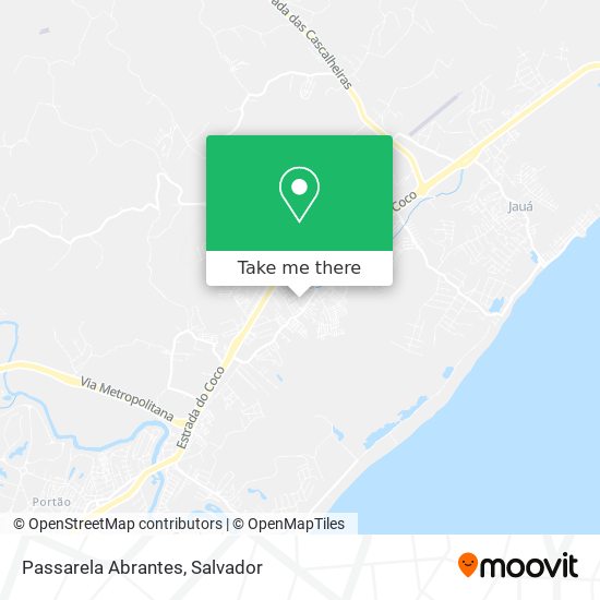 Passarela Abrantes map