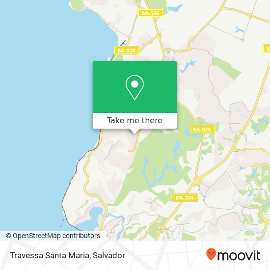 Mapa Travessa Santa Maria