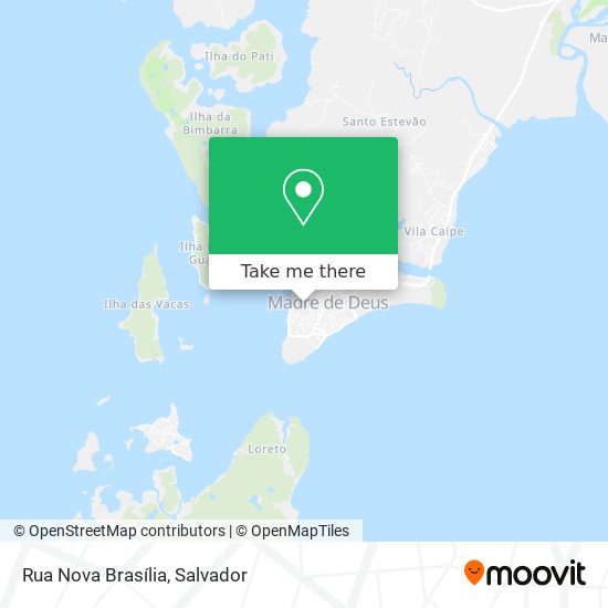 Rua Nova Brasília map