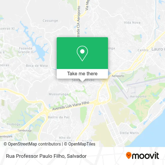 Rua Professor Paulo Filho map