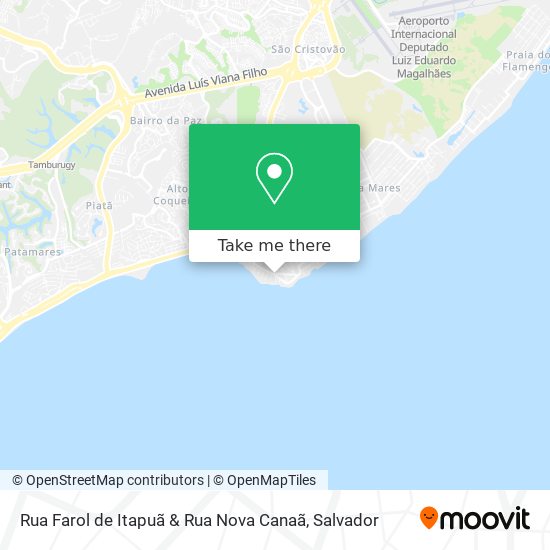 Rua Farol de Itapuã & Rua Nova Canaã map