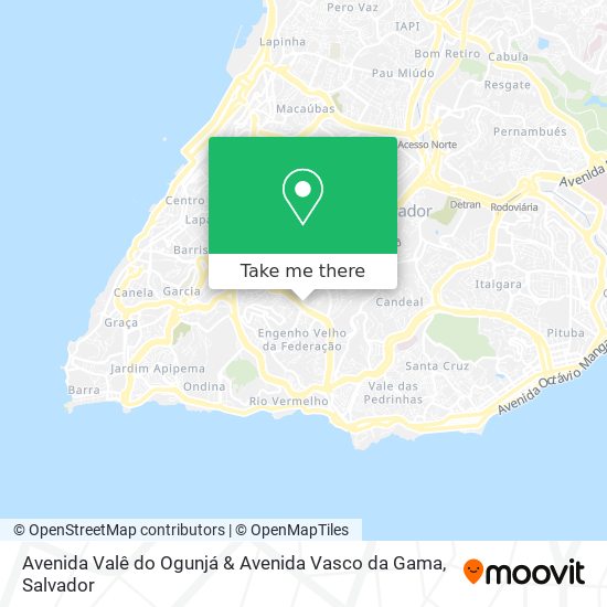Avenida Valê do Ogunjá & Avenida Vasco da Gama map