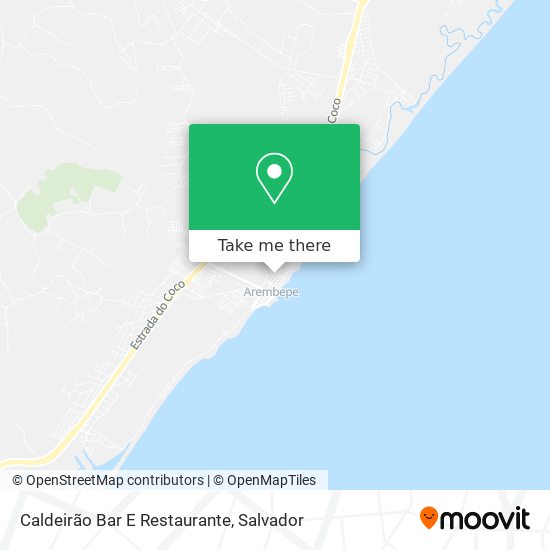 Caldeirão Bar E Restaurante map