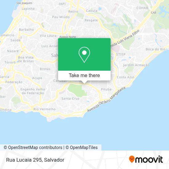 Rua Lucaia 295 map