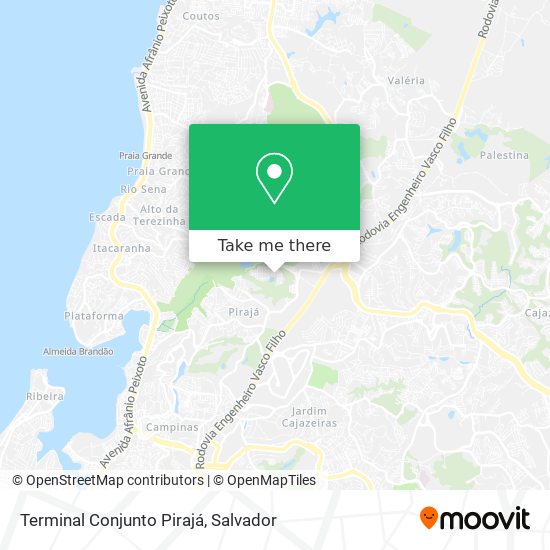 Terminal Conjunto Pirajá map
