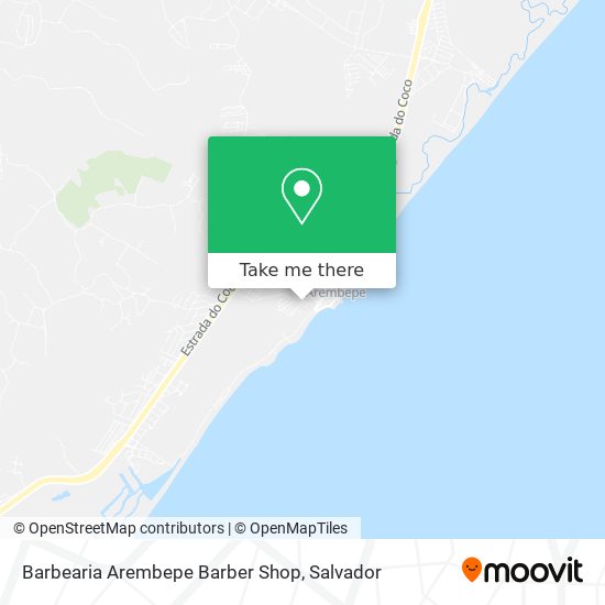 Barbearia Arembepe Barber Shop map