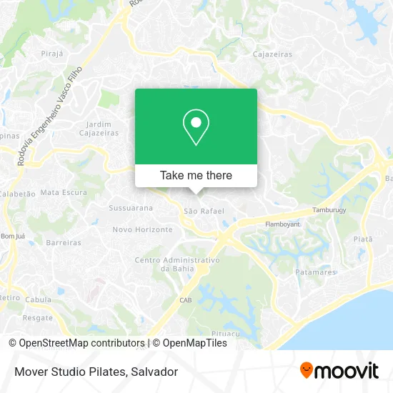 Mover Studio Pilates map