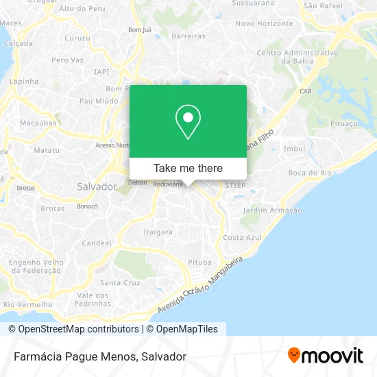 Farmácia Pague Menos map