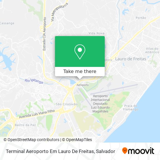 Terminal Aeroporto Em Lauro De Freitas map