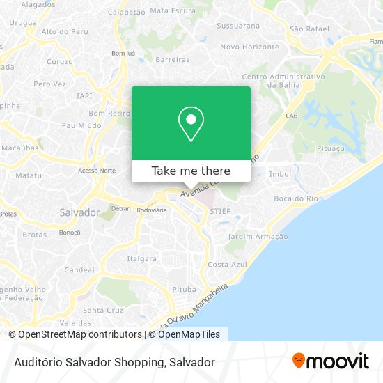 Auditório Salvador Shopping map