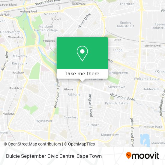 Dulcie September Civic Centre map