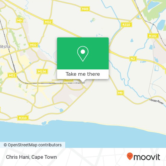 Chris Hani map
