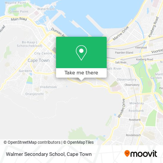 Walmer Secondary School map