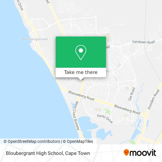 Bloubergrant High School map