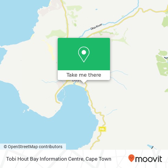 Tobi Hout Bay Information Centre map