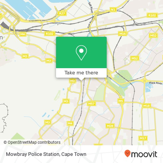 Mowbray Police Station map