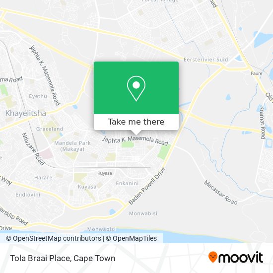 Tola Braai Place map