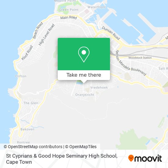 St Cyprians & Good Hope Seminary High School map