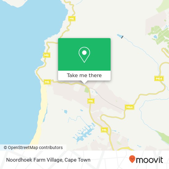 Noordhoek Farm Village map