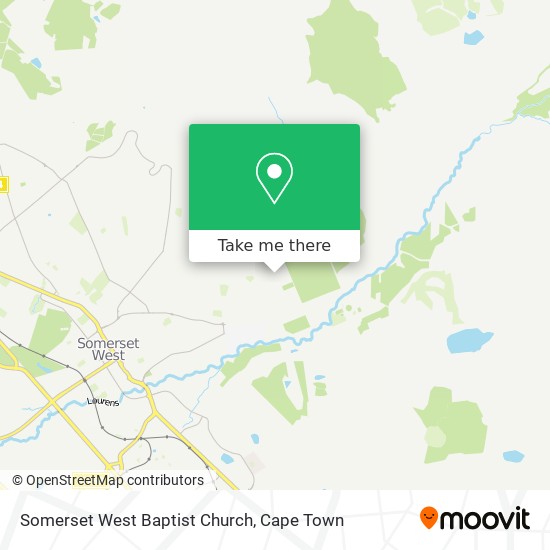 Somerset West Baptist Church map