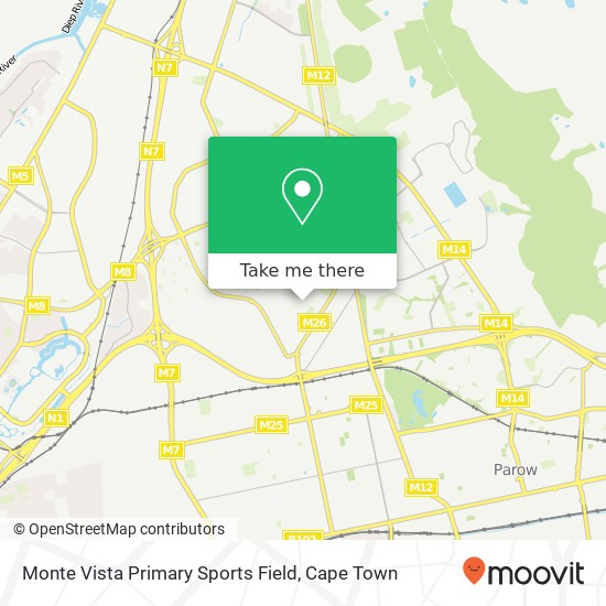 Monte Vista Primary Sports Field map