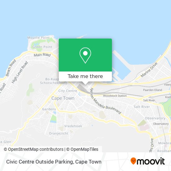 Civic Centre Outside Parking map