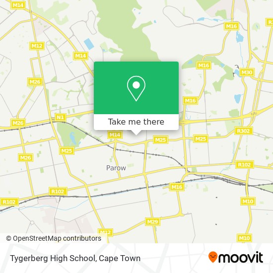 Tygerberg High School map