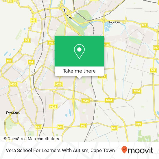 Vera School For Learners With Autism map