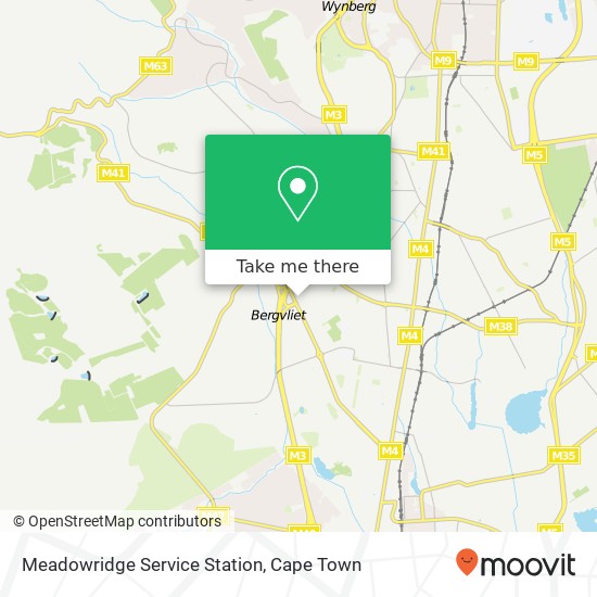 Meadowridge Service Station map