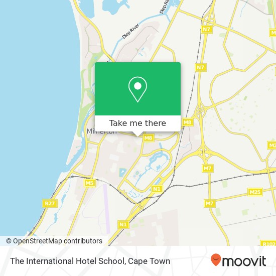 The International Hotel School map