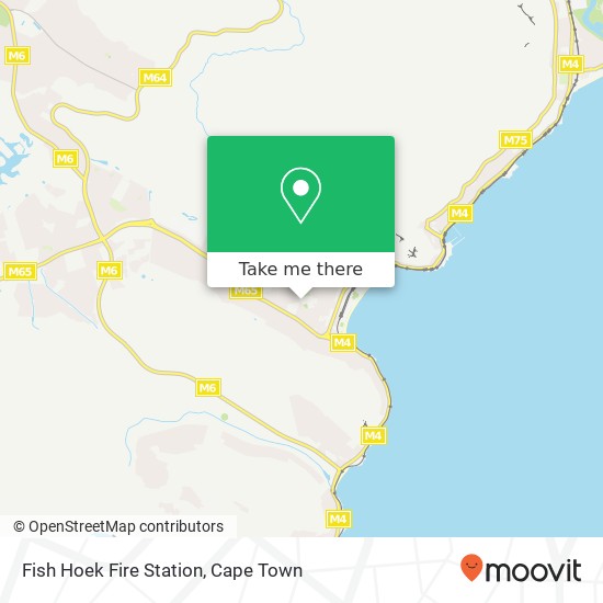 Fish Hoek Fire Station map
