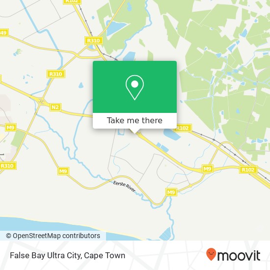 False Bay Ultra City map